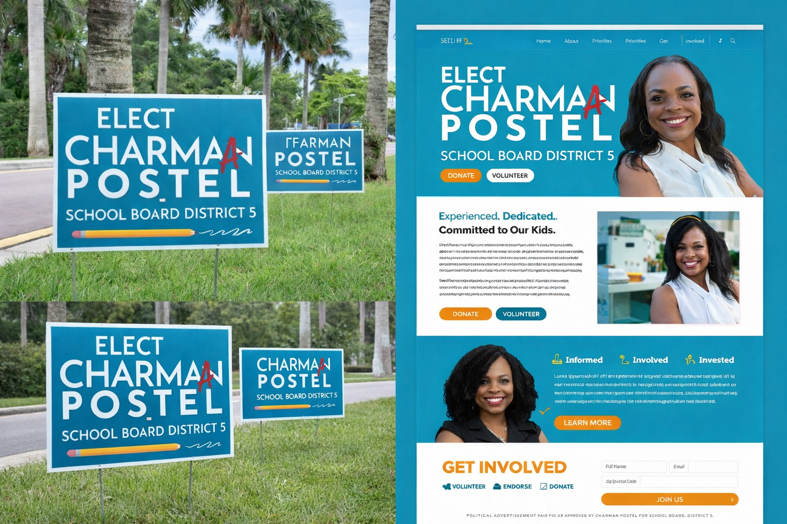 Political Branding materials